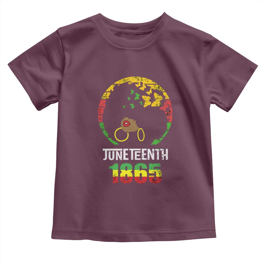 Juneteenth 1865 Baby Shirt Retro Black Woman Pride