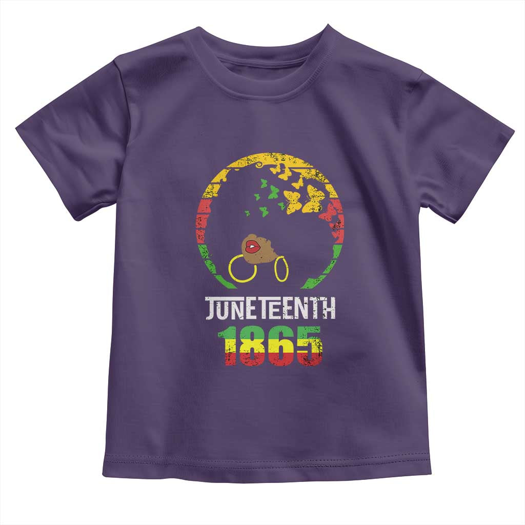 Juneteenth 1865 Baby Shirt Retro Black Woman Pride