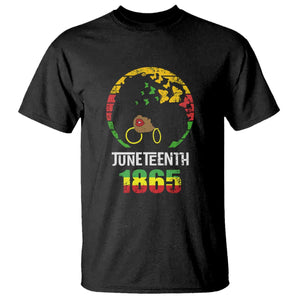 Juneteenth 1865 T Shirt Retro Black Woman Pride
