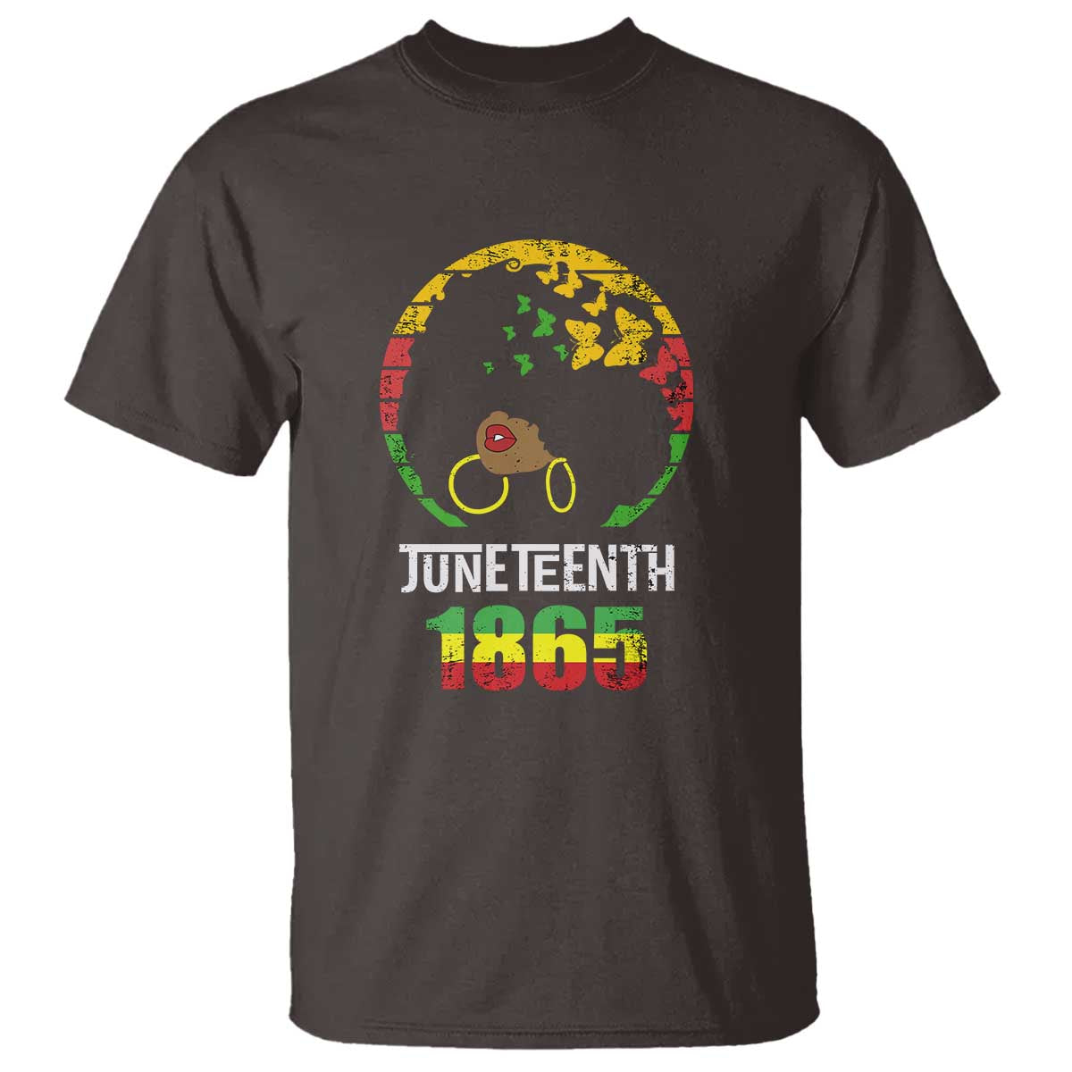 Juneteenth 1865 T Shirt Retro Black Woman Pride