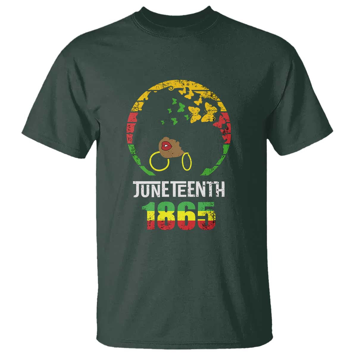 Juneteenth 1865 T Shirt Retro Black Woman Pride