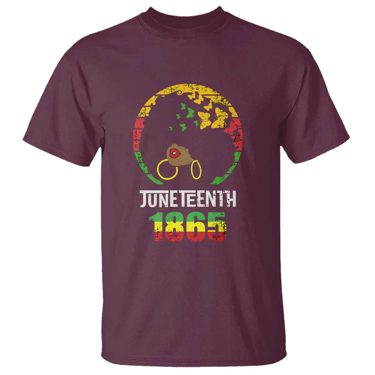 Juneteenth 1865 T Shirt Retro Black Woman Pride