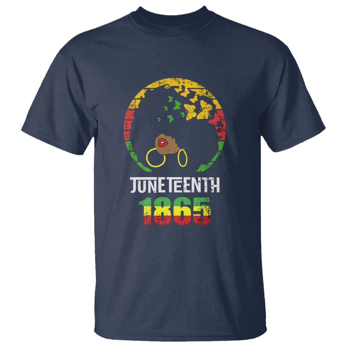 Juneteenth 1865 T Shirt Retro Black Woman Pride
