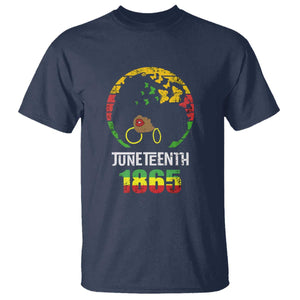 Juneteenth 1865 T Shirt Retro Black Woman Pride