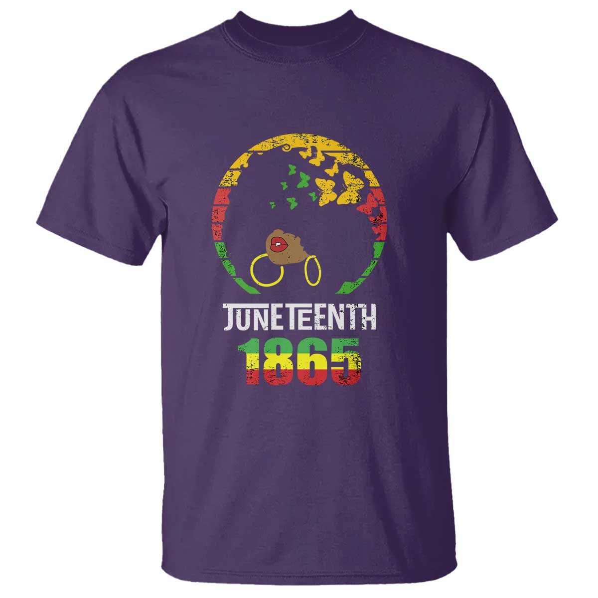 Juneteenth 1865 T Shirt Retro Black Woman Pride