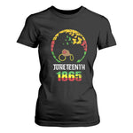 Juneteenth 1865 T Shirt For Women Retro Black Woman Pride