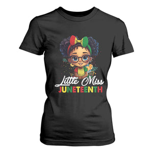 Little Miss Juneteenth T Shirt For Women Since 1865 Black History