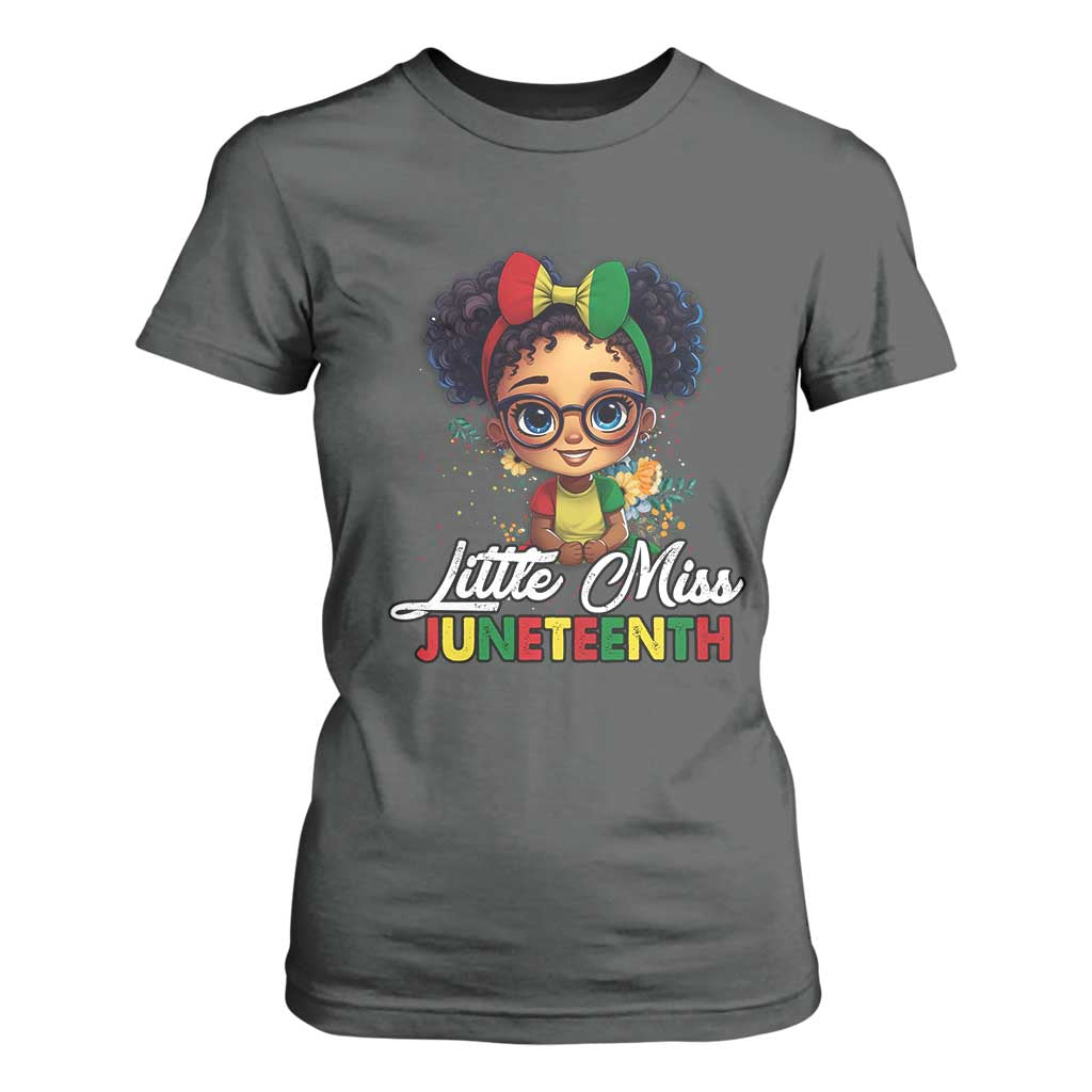 Little Miss Juneteenth T Shirt For Women Since 1865 Black History