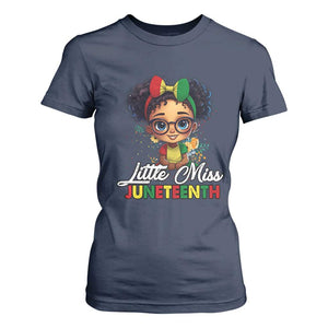 Little Miss Juneteenth T Shirt For Women Since 1865 Black History