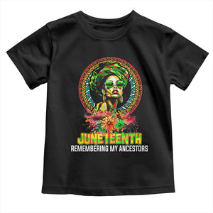 Juneteenth 1865 Baby Shirt Remembering Ancestors African American Woman