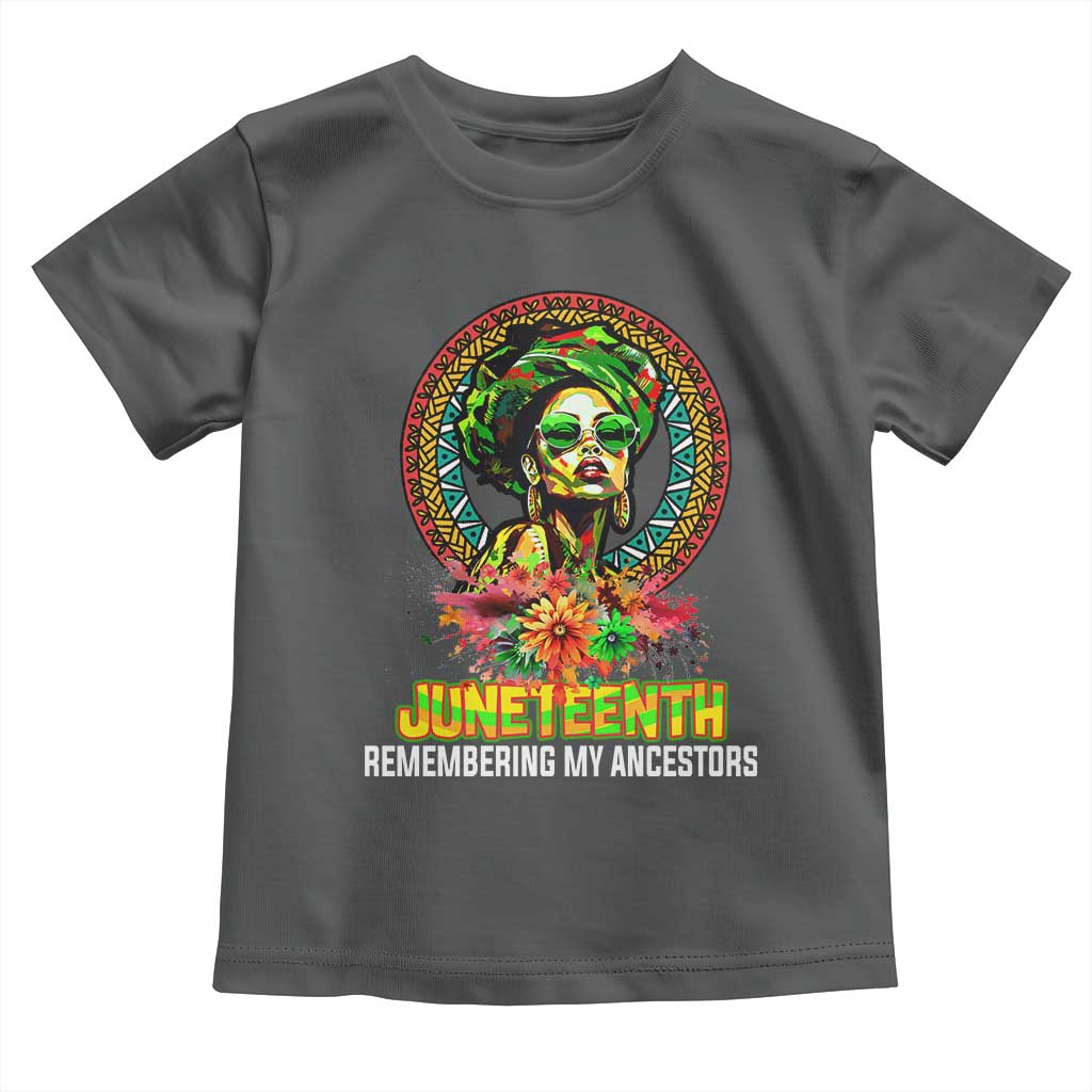 Juneteenth 1865 Baby Shirt Remembering Ancestors African American Woman