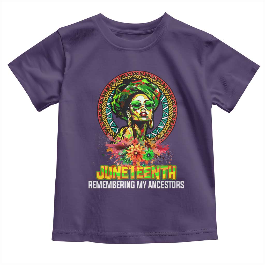 Juneteenth 1865 Baby Shirt Remembering Ancestors African American Woman
