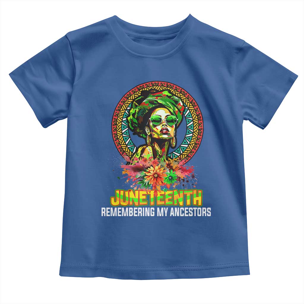 Juneteenth 1865 Baby Shirt Remembering Ancestors African American Woman
