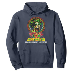 Juneteenth 1865 Hoodie Remembering Ancestors African American Woman