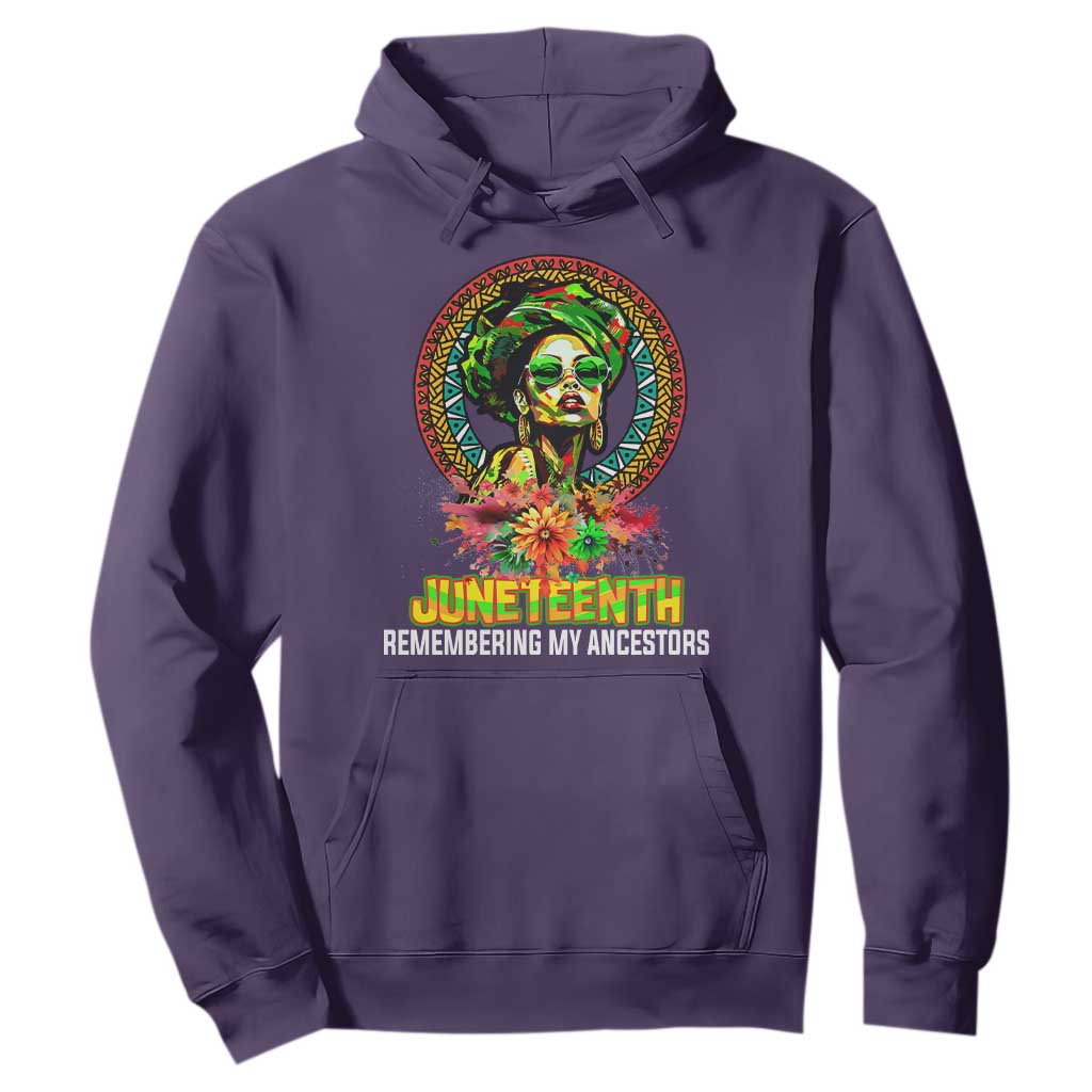 Juneteenth 1865 Hoodie Remembering Ancestors African American Woman