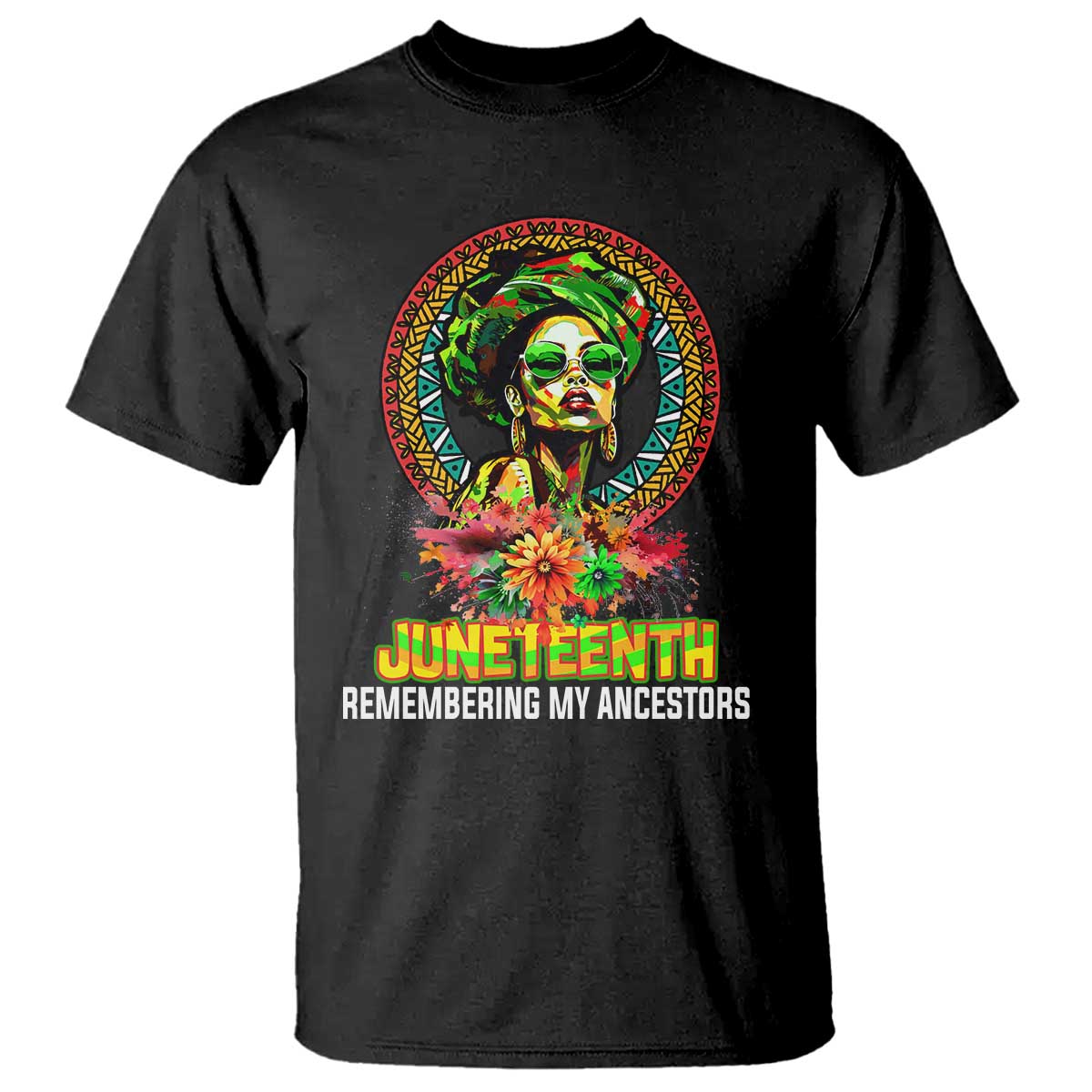 Juneteenth 1865 T Shirt Remembering Ancestors African American Woman
