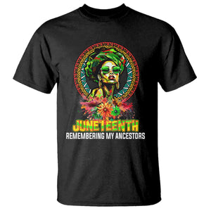 Juneteenth 1865 T Shirt Remembering Ancestors African American Woman
