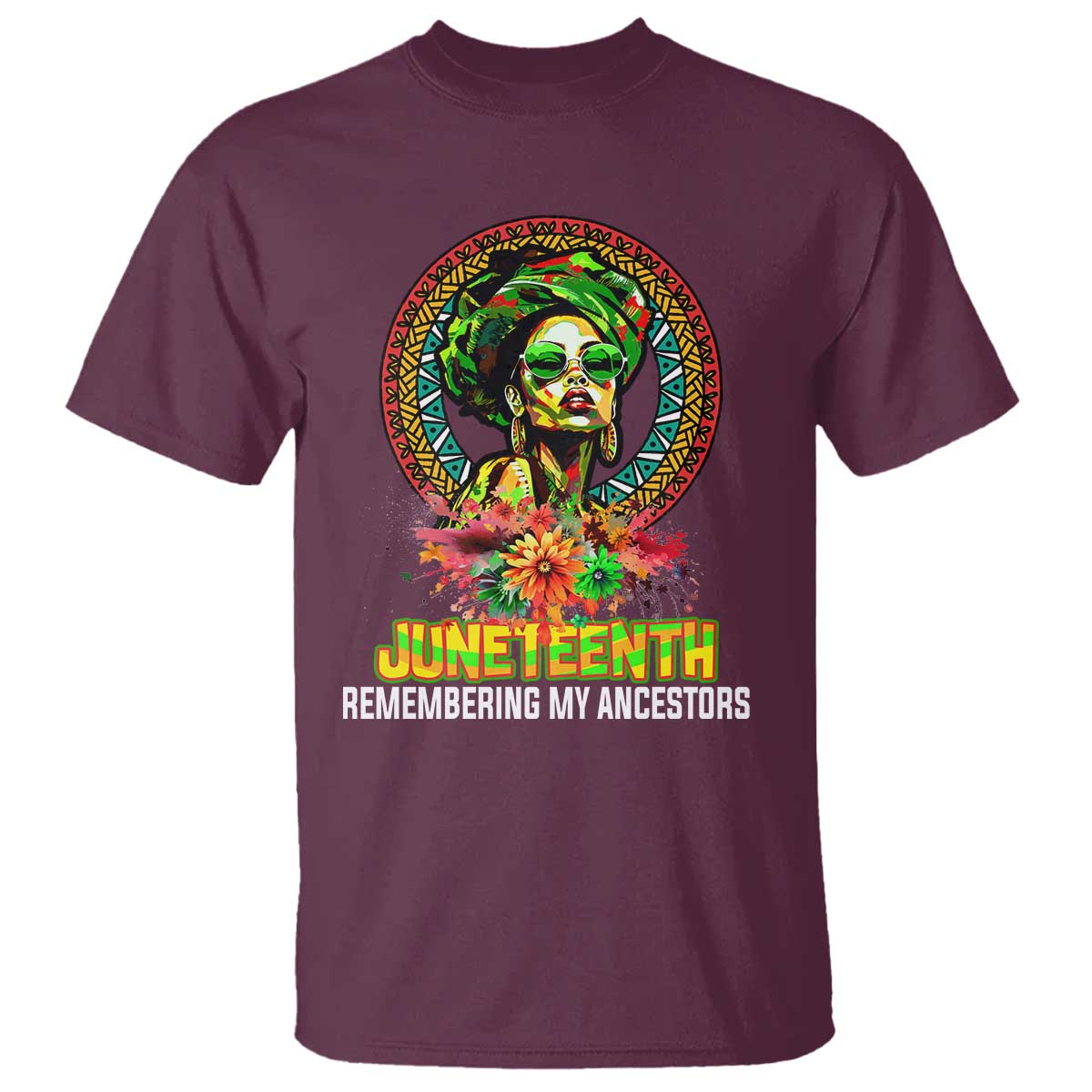 Juneteenth 1865 T Shirt Remembering Ancestors African American Woman