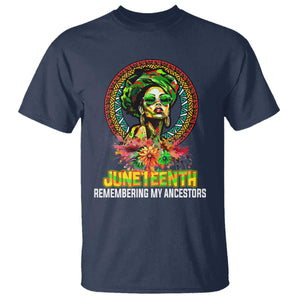 Juneteenth 1865 T Shirt Remembering Ancestors African American Woman