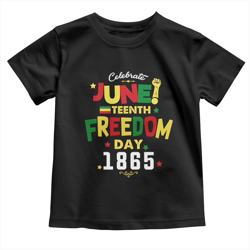 Celebrate Juneteenth 1865 Baby Shirt Freedom Day Black History Independence