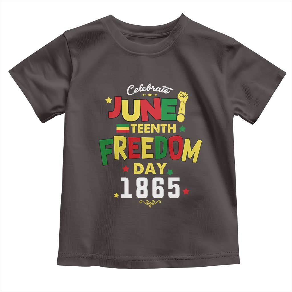 Celebrate Juneteenth 1865 Baby Shirt Freedom Day Black History Independence