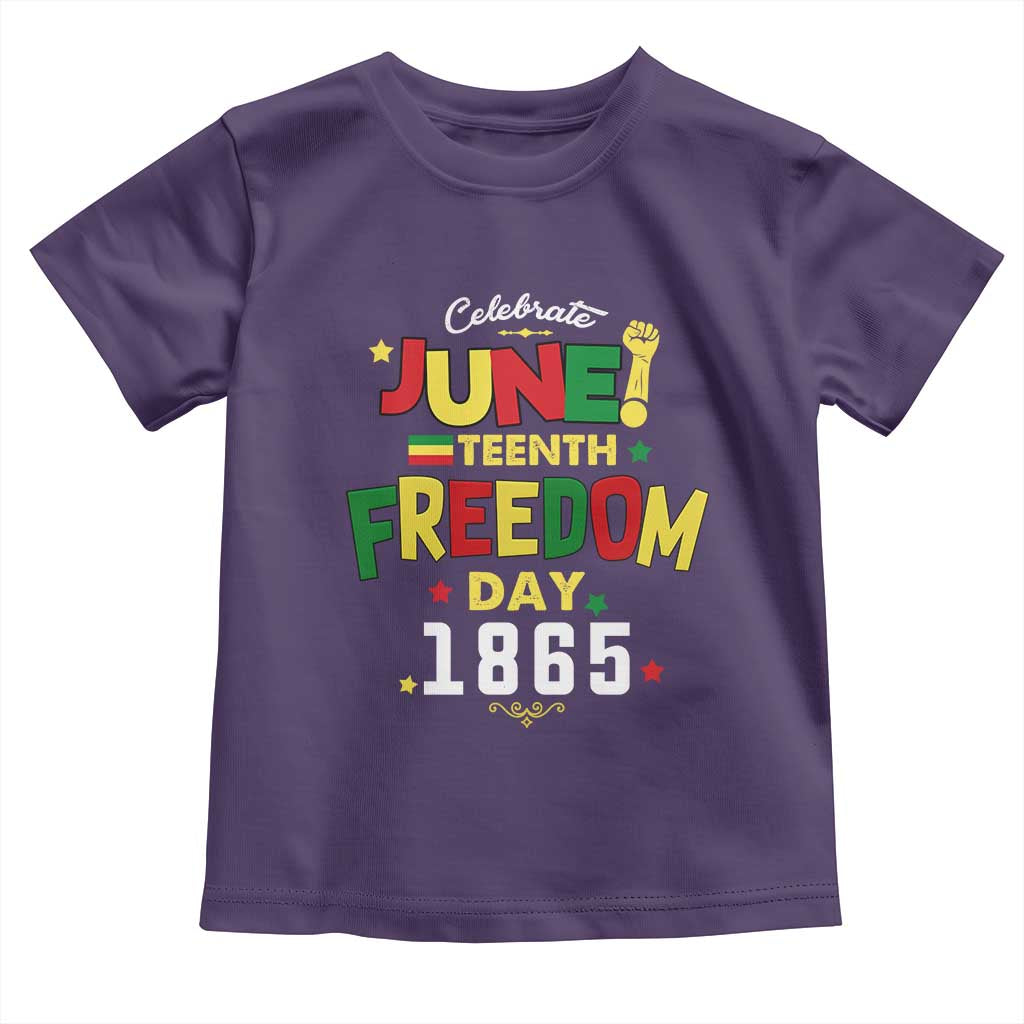 Celebrate Juneteenth 1865 Baby Shirt Freedom Day Black History Independence