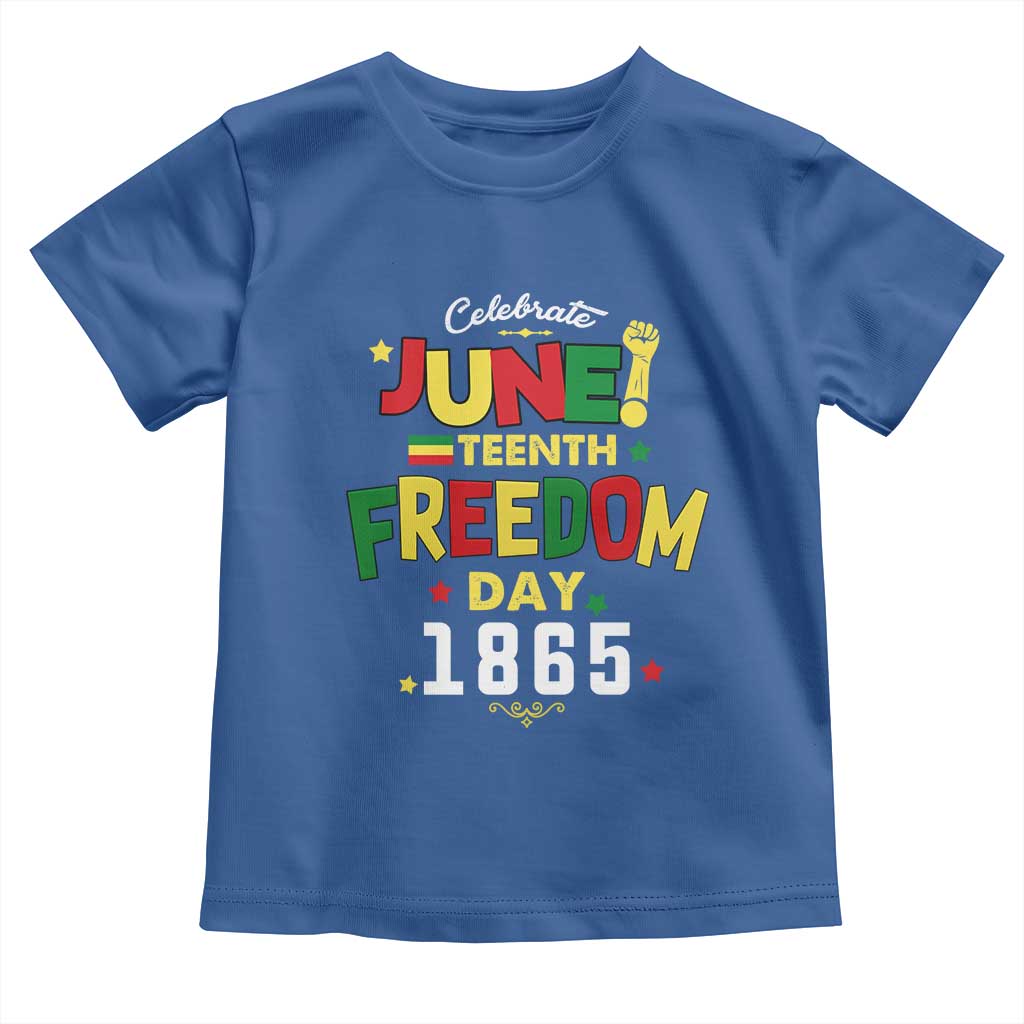 Celebrate Juneteenth 1865 Baby Shirt Freedom Day Black History Independence