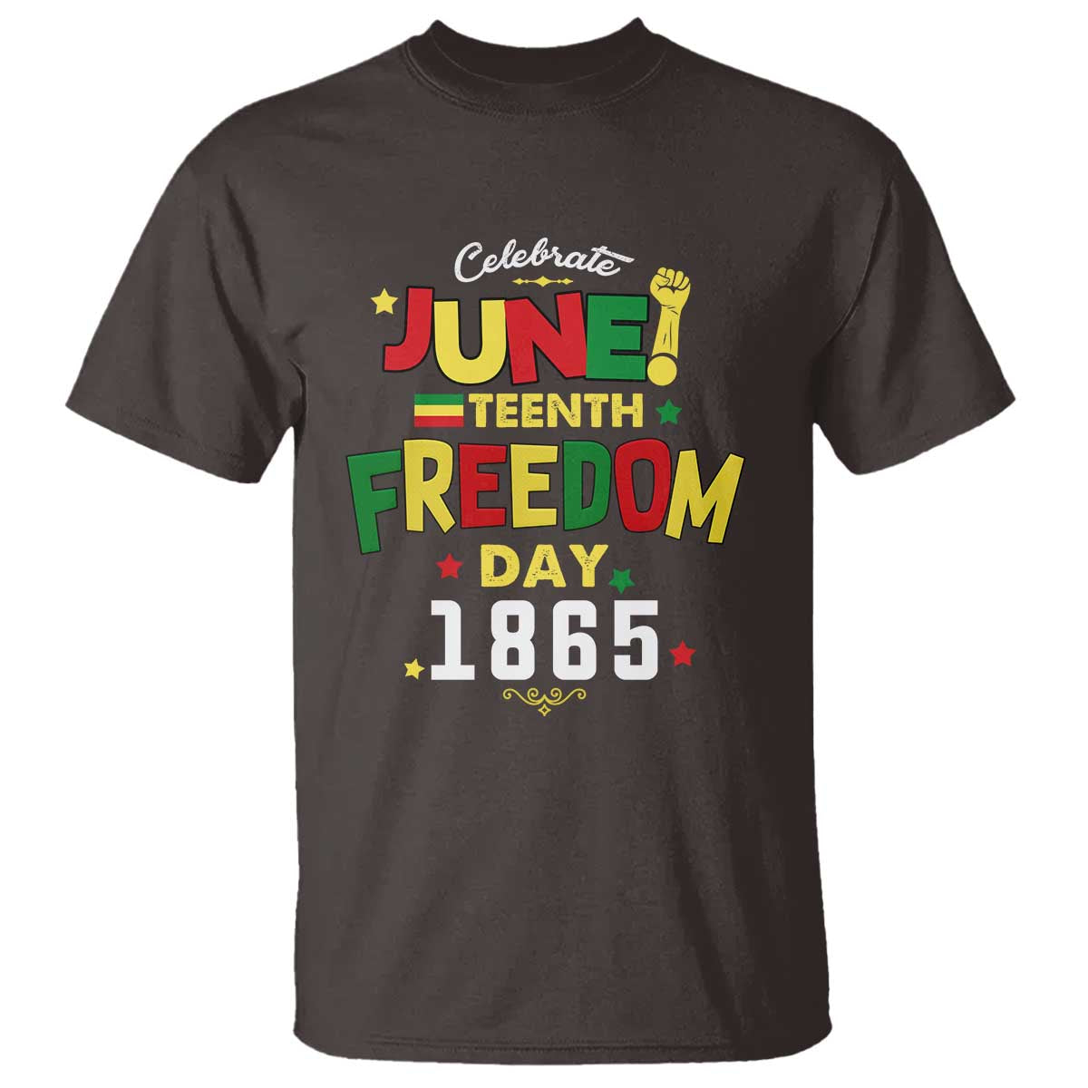 Celebrate Juneteenth 1865 T Shirt Freedom Day Black History Independence