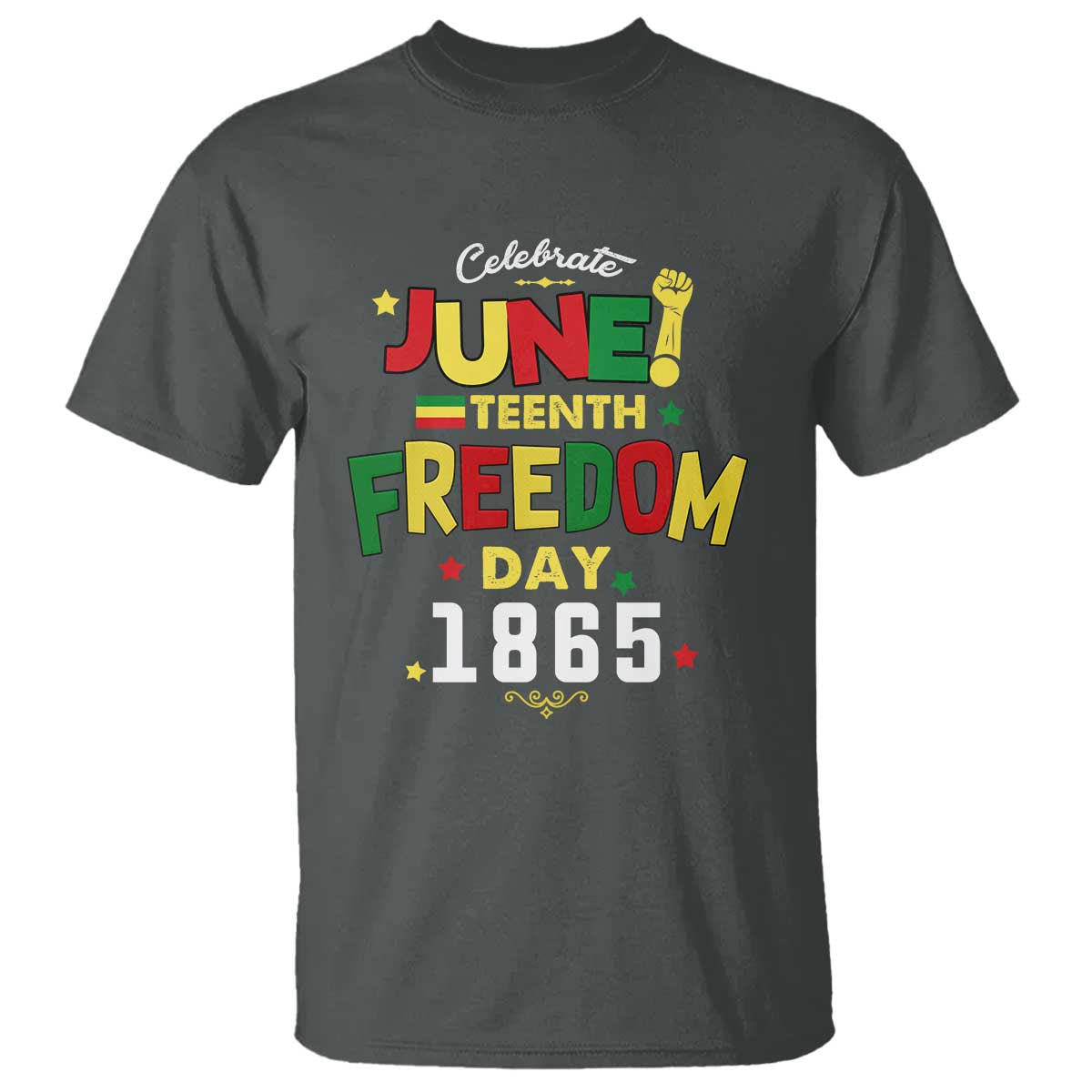 Celebrate Juneteenth 1865 T Shirt Freedom Day Black History Independence