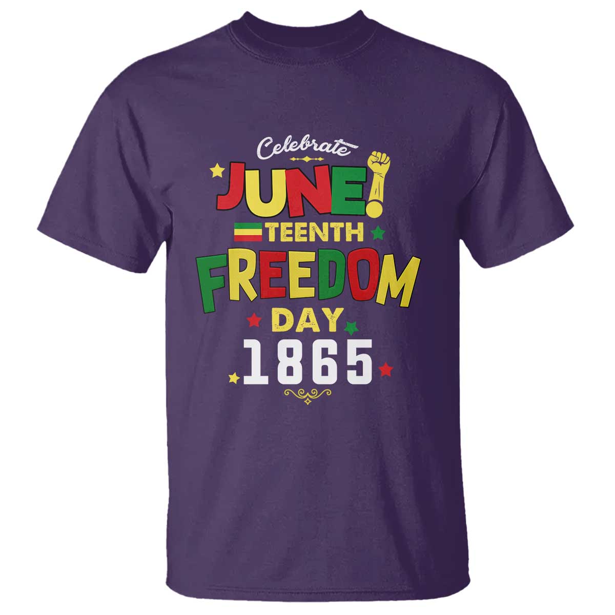 Celebrate Juneteenth 1865 T Shirt Freedom Day Black History Independence