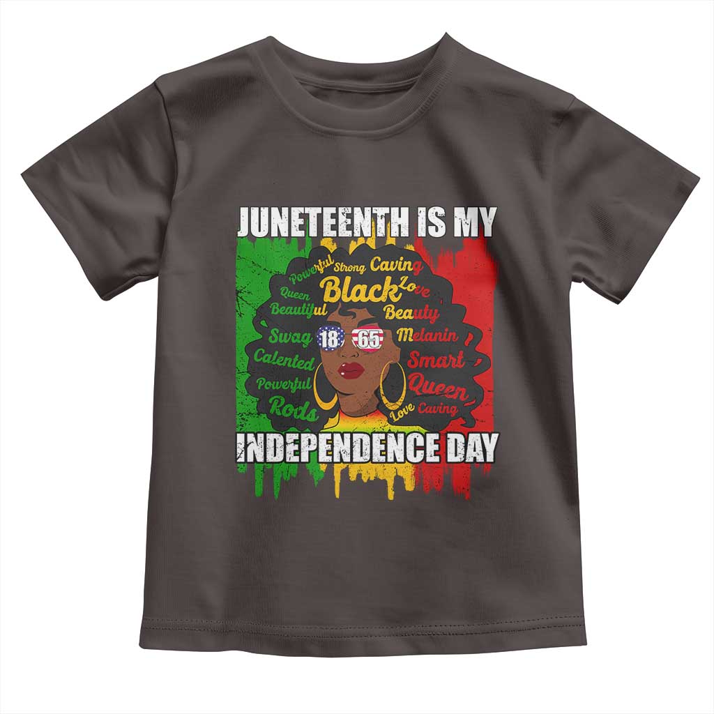 Juneteenth Is My Independence Day Baby Shirt Since 1865 African American Woman