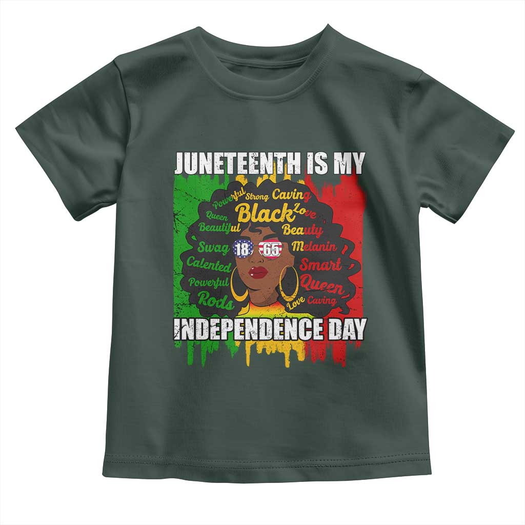 Juneteenth Is My Independence Day Baby Shirt Since 1865 African American Woman