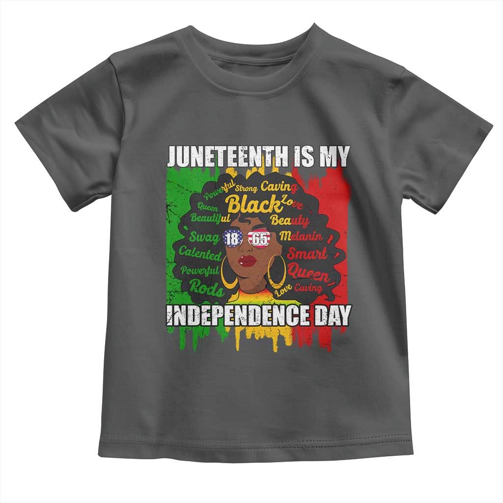 Juneteenth Is My Independence Day Baby Shirt Since 1865 African American Woman