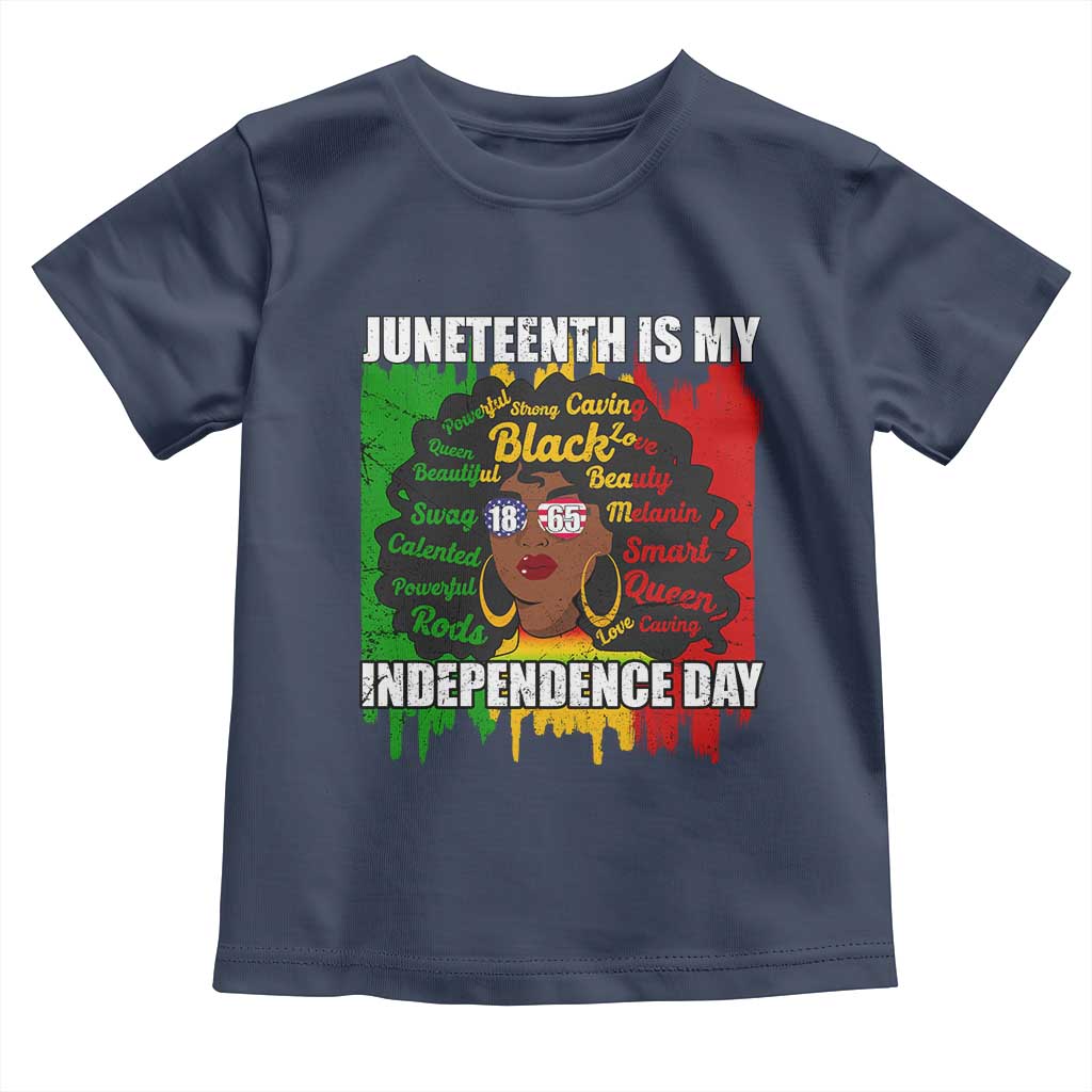 Juneteenth Is My Independence Day Baby Shirt Since 1865 African American Woman