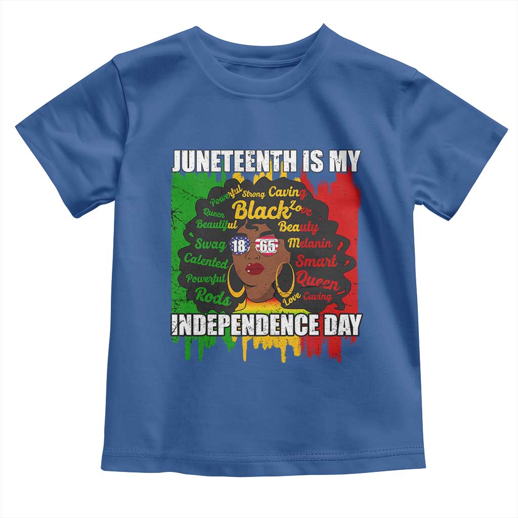 Juneteenth Is My Independence Day Baby Shirt Since 1865 African American Woman