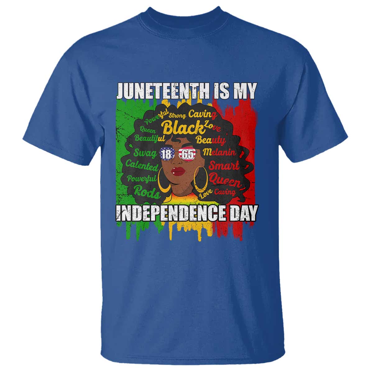 Juneteenth Is My Independence Day T Shirt Since 1865 African American Woman