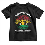 Juneteenth 1865 Baby Shirt Because My Ancestor Weren't Free In 1776 African American Roots