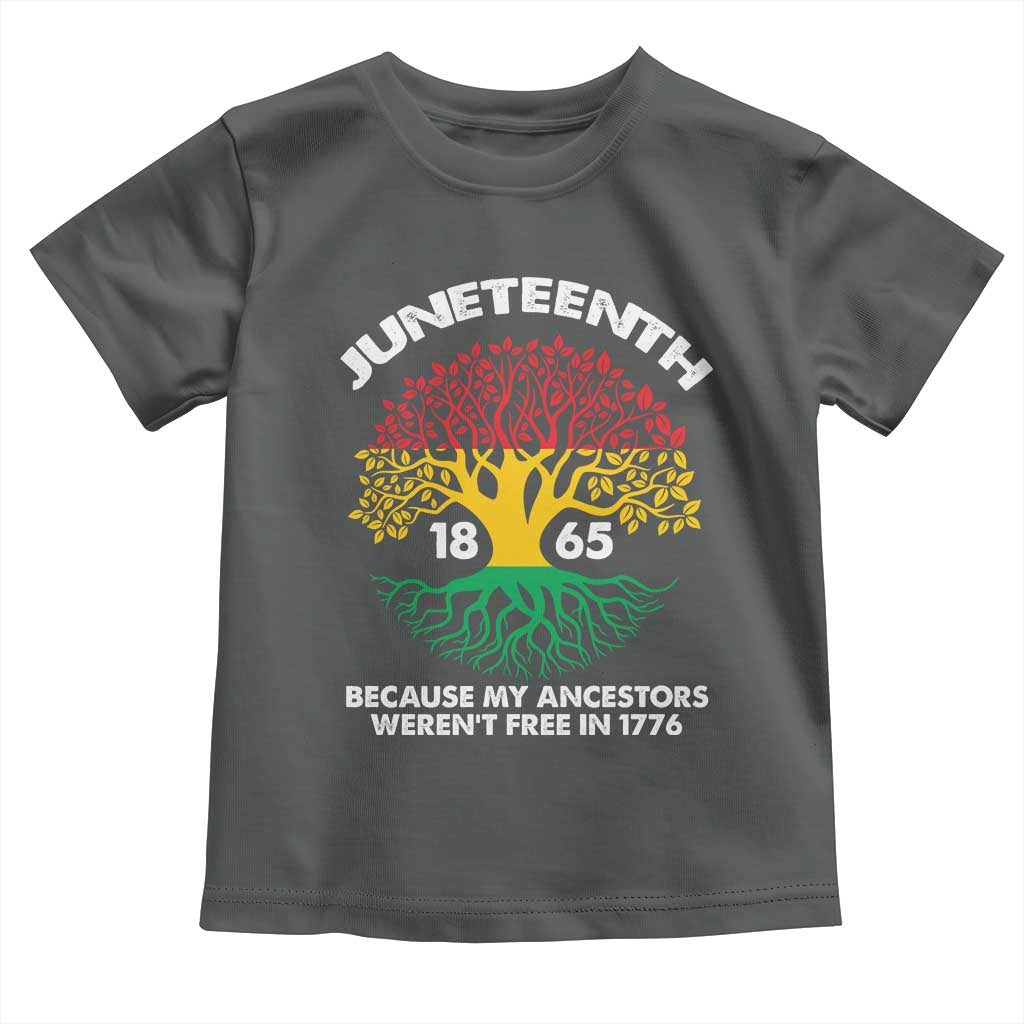 Juneteenth 1865 Baby Shirt Because My Ancestor Weren't Free In 1776 African American Roots