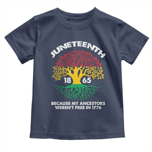 Juneteenth 1865 Baby Shirt Because My Ancestor Weren't Free In 1776 African American Roots