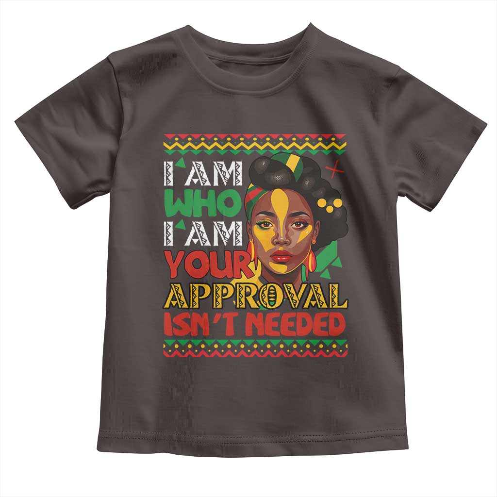 Black Queen Pride Baby Shirt I Am Who I Am Your Approval Isn't Needed