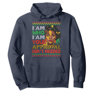 Black Queen Pride Hoodie I Am Who I Am Your Approval Isn't Needed