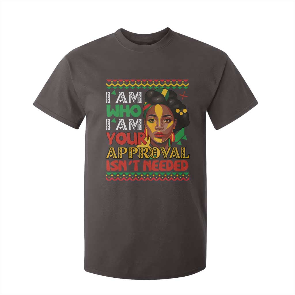 Black Queen Pride T Shirt For Kid I Am Who I Am Your Approval Isn't Needed