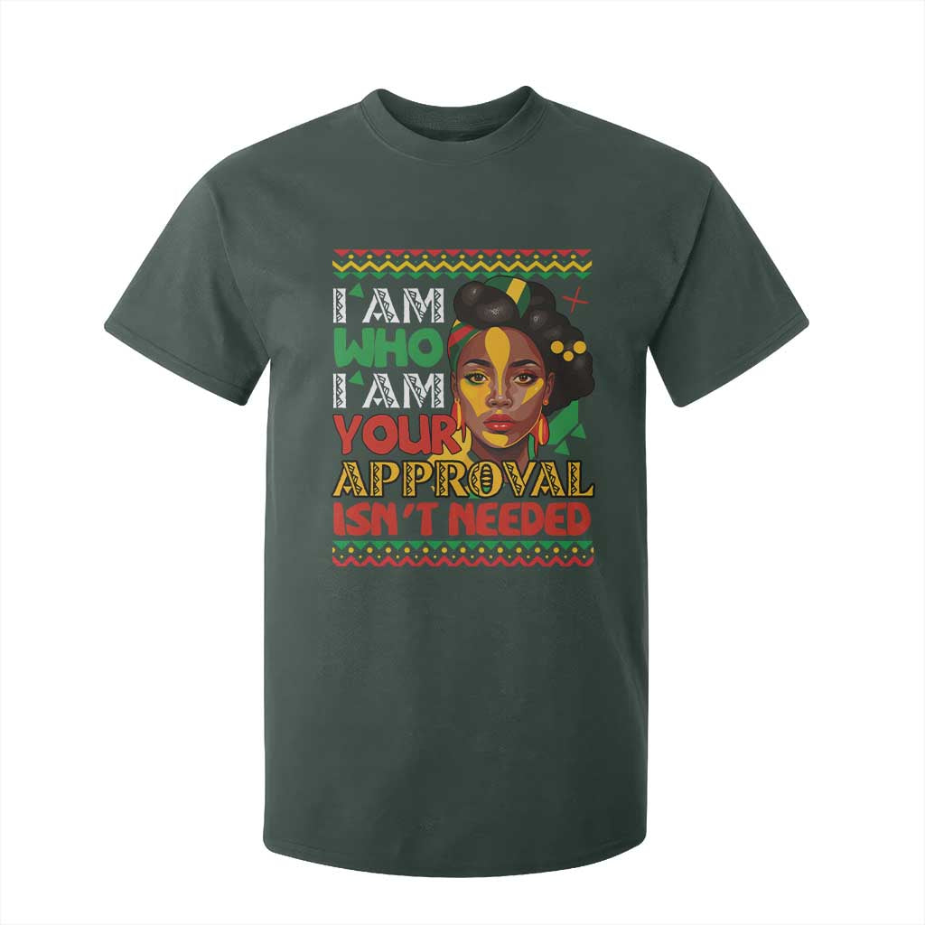 Black Queen Pride T Shirt For Kid I Am Who I Am Your Approval Isn't Needed