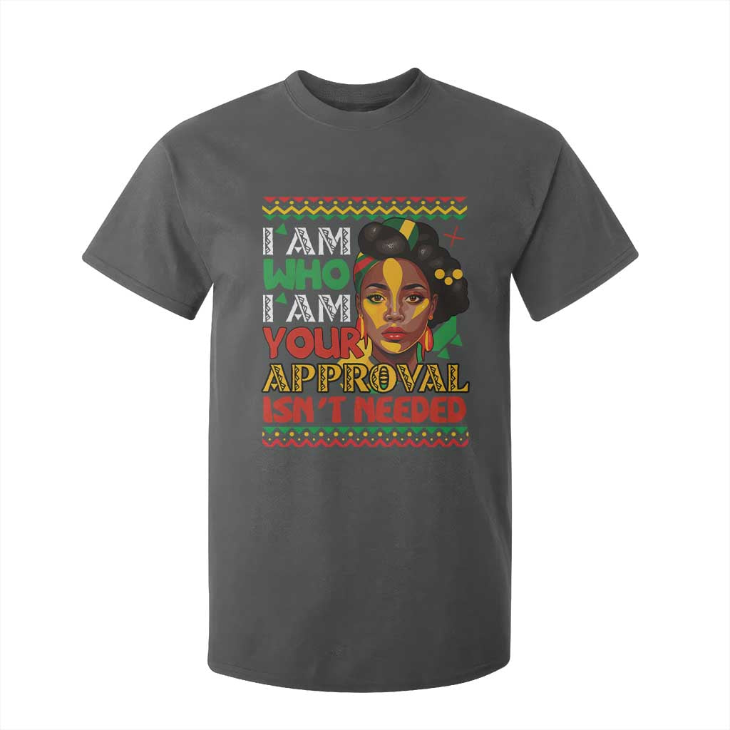 Black Queen Pride T Shirt For Kid I Am Who I Am Your Approval Isn't Needed