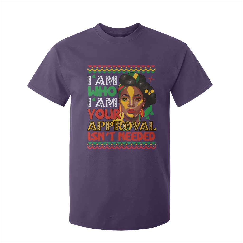 Black Queen Pride T Shirt For Kid I Am Who I Am Your Approval Isn't Needed