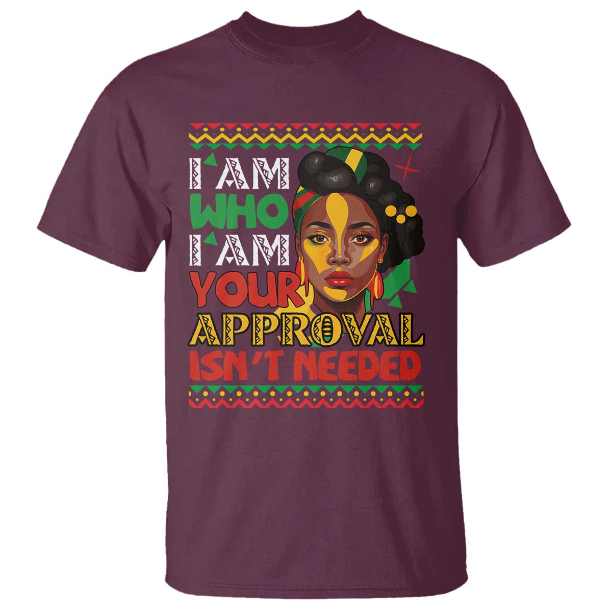 Black Queen Pride T Shirt I Am Who I Am Your Approval Isn't Needed