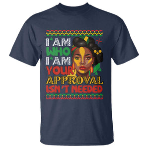 Black Queen Pride T Shirt I Am Who I Am Your Approval Isn't Needed