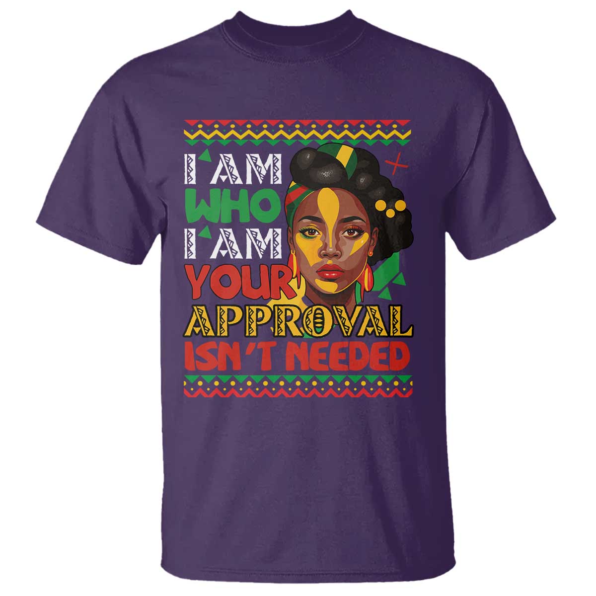 Black Queen Pride T Shirt I Am Who I Am Your Approval Isn't Needed