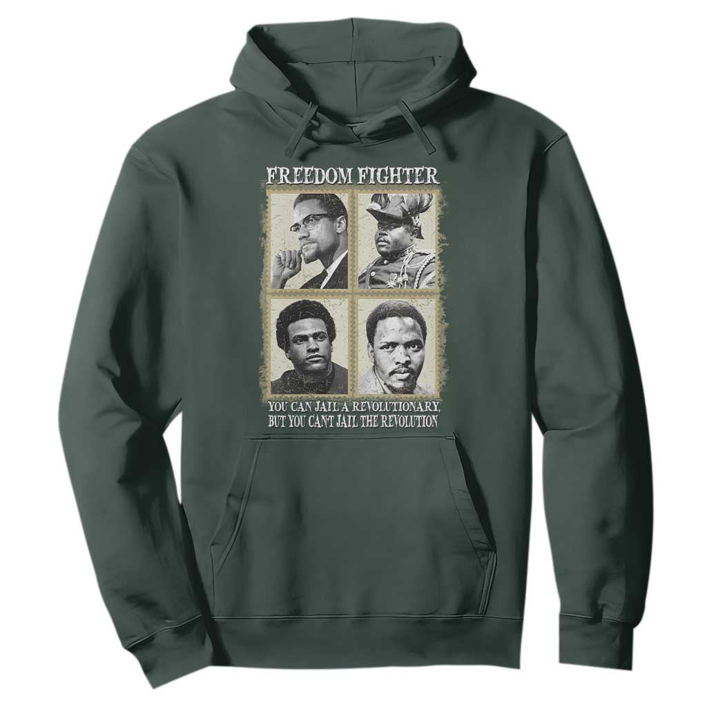 Freedom Fighters Heritage Hoodie Malcolm X Marcus Garvey Huey P Newton Steve Biko Revolution - African Pride