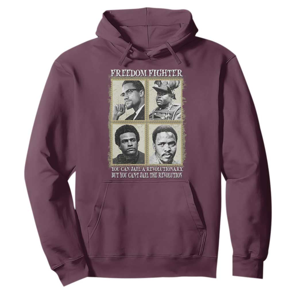 Freedom Fighters Heritage Hoodie Malcolm X Marcus Garvey Huey P Newton Steve Biko Revolution - African Pride